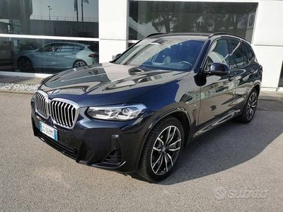 Usata BMW X3 M Sport 190 CV (139 kW) 2022 Nero SUV