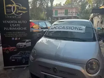 Usata Fiat 500 75 CV (55 kW) 2009 Grigio Cabrio
