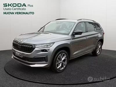 Usata Skoda Kodiaq SportLine 150 CV (110 kW) 2023 Grigio SUV