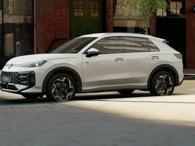 Nuova VW T-Roc R-line 150 CV (110 kW) 2026 Pure white SUV