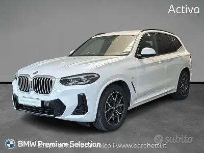 Usata BMW X3 M Sport 286 CV (210 kW) 2022 Bianco SUV