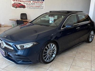Käytetty Mercedes A200 Premium 150 HP (110 kW) 2019 Sininen Sedan