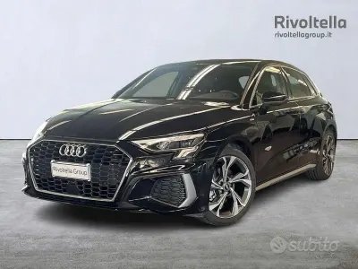 Usata Audi A3 S-Line 110 CV (80 kW) 2023 Nero Berlina