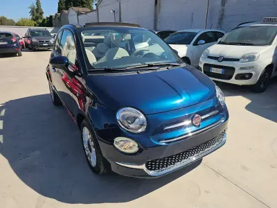 Usata Fiat 500C Collezione 69 CV (50 kW) 2019 Blu/azzurro Cabrio
