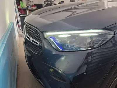 Usata Mercedes GLC300 AMG Line Premium 333 CV (244 kW) 2023 Blu/azzurro SUV