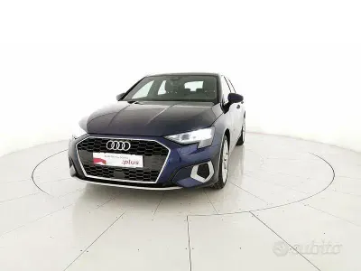 Usata Audi A3 Advanced 116 CV (85 kW) 2021 Blu/azzurro Berlina