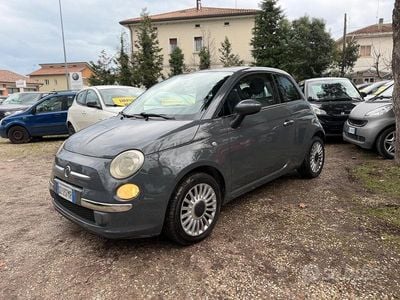 Usata Fiat 500 Lounge 69 CV (50 kW) 2009 Blu Cabrio