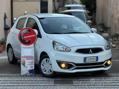 Usata Mitsubishi Space Star Intense 71 CV (52 kW) 2018 Bianco Utilitaria