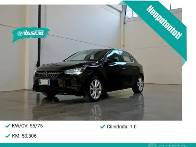 Usata Opel Corsa Elegance 75 CV (55 kW) 2023 Nero Utilitaria