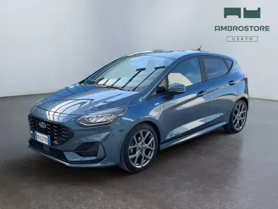 Usata Ford Fiesta ST-Line X 125 CV (91 kW) 2023 Chrome blue Utilitaria