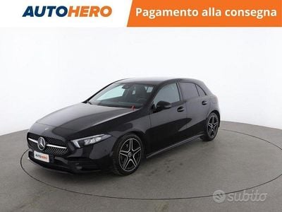 Usata Mercedes A180 AMG line 116 CV (85 kW) 2022 Nero Berlina