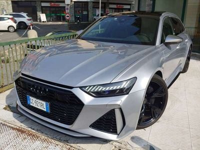 Usata Audi RS6 Ambiente 600 CV (441 kW) 2020 Argento Station wagon