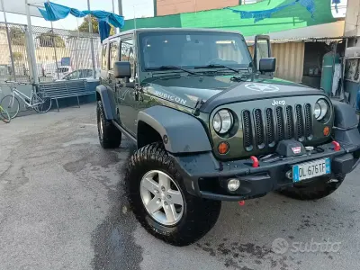 Usata Jeep Wrangler Rubicon 177 CV (130 kW) 2008 Verde SUV
