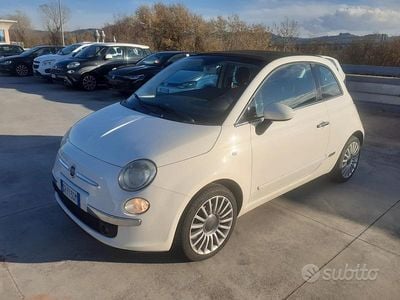 Usata Fiat 500 Lounge 69 CV (50 kW) 2012 Bianco Cabrio
