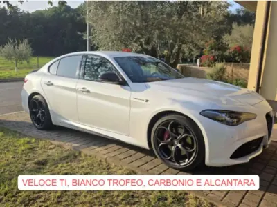 Usata Alfa Romeo Giulia Ti 211 CV (155 kW) 2018 Bianco Berlina