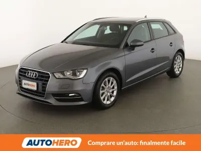 Usata Audi A3 Attraction 110 CV (80 kW) 2015 Grigio Berlina