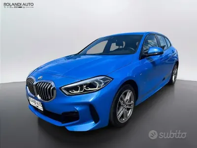 Usata BMW 116 M Sport 116 CV (85 kW) 2020 Blu Utilitaria