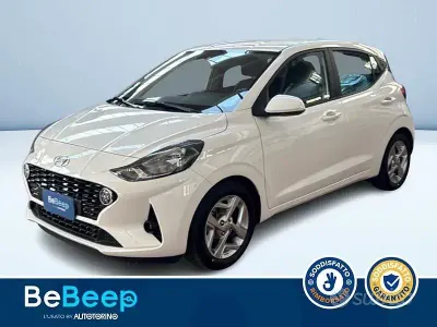 Usata Hyundai i10 67 CV (49 kW) 2022 Bianco Utilitaria