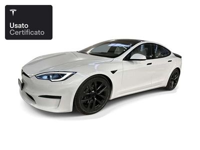 Pearl white multicoat Usata 2023 Tesla Model S Plaid Utilitaria | 88.800 € (Buon prezzo)