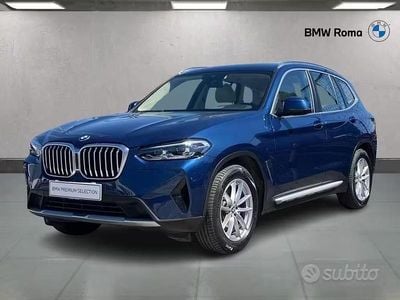 Usata BMW X3 190 CV (139 kW) 2022 Phytonic blue SUV