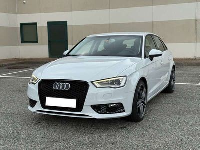 Usata Audi A3 S-Line 150 CV (110 kW) 2014 Bianco Berlina