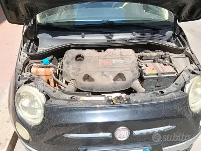 Usata Fiat 500 85 CV (62 kW) 2013 Nero Utilitaria