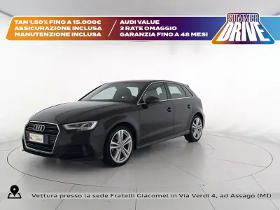 Usata Audi A3 Business 131 CV (96 kW) 2019 Nero Berlina