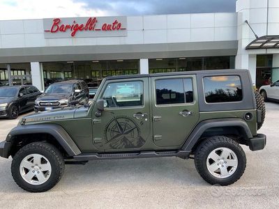 Usata Jeep Wrangler Unlimited Rubicon 177 CV (130 kW) 2008 Verde SUV