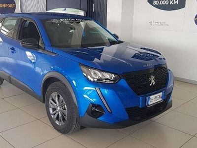 Usata Peugeot 2008 Active 101 CV (74 kW) 2022 Blu/azzurro SUV