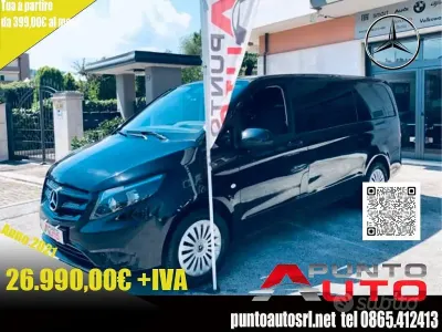Usata Mercedes Vito 136 CV (100 kW) 2021 Nero Furgone