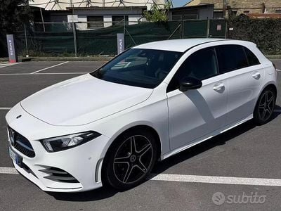 Usata Mercedes A180 Premium 136 CV (100 kW) 2019 Bianco Berlina