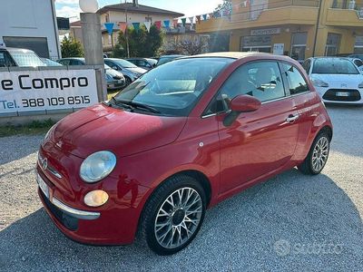 Usata Fiat 500C Lounge 69 CV (50 kW) 2010 Rosso Cabrio