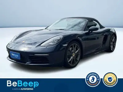 Usata Porsche 718 Boxster 300 CV (220 kW) 2018 Blu metallizzato Cabrio