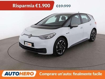 Usata VW ID.3 Pro Performance 150 kW (204 CV) 2020 Bianco Utilitaria