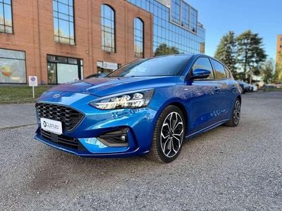 Usata Ford Focus ST-Line 125 CV (91 kW) 2019 Blu/azzurro Berlina