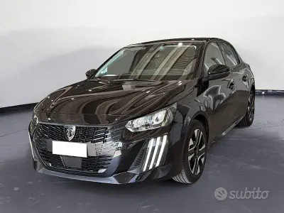 Usata Peugeot 208 Allure 101 CV (74 kW) 2025 Nero Utilitaria