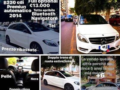 Usata Mercedes B220 2014 Bianco Monovolume