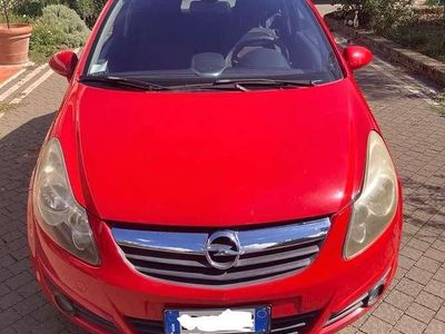 Usata Opel Corsa Sport 80 CV (58 kW) 2008 Rosso Utilitaria