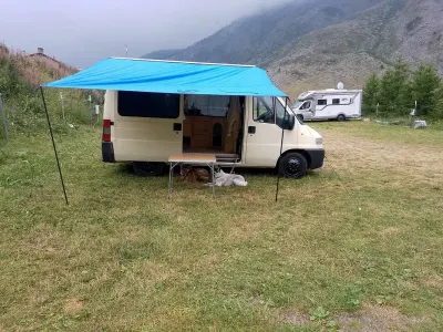 Usata Fiat Ducato 86 CV (63 kW) 2001 Beige Furgone
