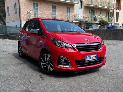 Usata Peugeot 108 Allure 82 CV (60 kW) 2017 Rosso Utilitaria