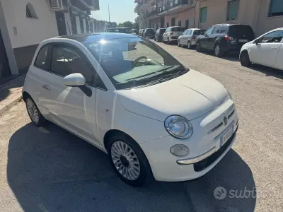 Usata Fiat 500 Lounge 69 CV (50 kW) 2012 Bianco Berlina