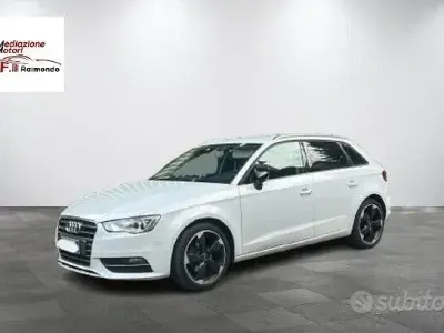 Usata Audi A3 Ambition 150 CV (110 kW) 2013 Bianco Berlina