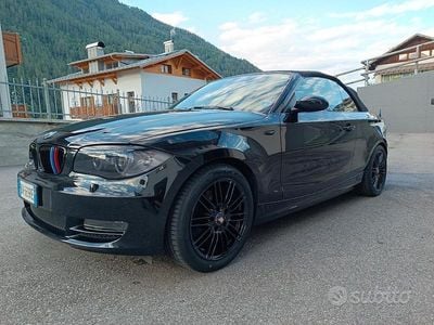 Usata BMW 120 Cabriolet 177 CV (130 kW) 2009 Nero Cabrio