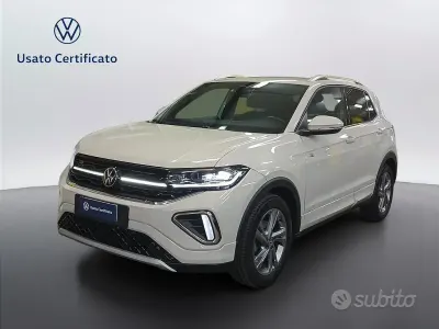 Usata VW T-Cross R-line 116 CV (85 kW) 2024 Ascot grey SUV