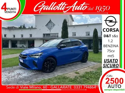 Usata Opel Corsa Design & Tech 75 CV (55 kW) 2023 Voltaic blue (m0av) Utilitaria