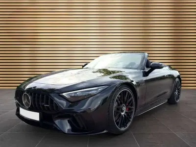 Usata Mercedes SL55 AMG Premium Plus 476 CV (350 kW) 2023 Nero metallizzato Cabrio