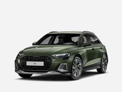 Nuova Audi A3 Advanced 150 CV (110 kW) 2026 Verde district metallizzato