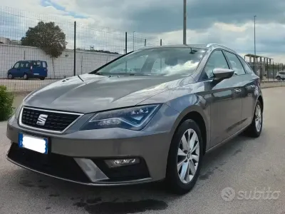 Usata Seat Leon ST Style 115 CV (84 kW) 2018 Grigio Station wagon