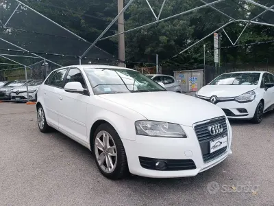 Usata Audi A3 Sportback Ambition 140 CV (102 kW) 2009 Bianco Utilitaria