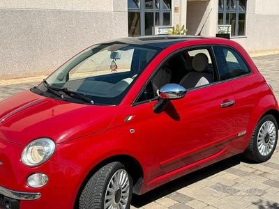 Usata Fiat 500 Lounge 69 CV (50 kW) 2008 Rosso Utilitaria